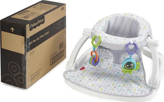 Fisher-Price 3-in-1 Sit-to-stand Activity Center [Amazon Exclusive], Multicolor & Portable Baby Chair Sit-Me-Up Floor Seat with Developmental Toys & Machine Washable Seat Pad