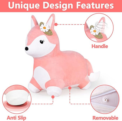 iPlay, iLearn Bouncy Pals Pink Fox Hopping Horse 18 24 2 3 4 5