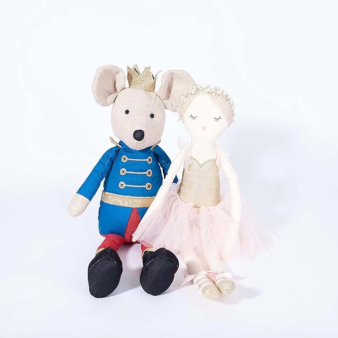 MON AMI Ballerina Stuffed Doll - 22”, Plush Ballerina Doll for Girls