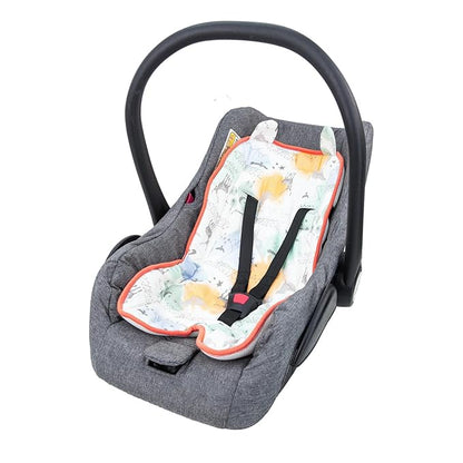 Miracle Baby Car Seat Insert Universal Breathable Baby Stroller Cushion Reversible 3D Air Mesh Cotton Stroller Mat for CarSeat, Buggy, Carrycot, High Chair (Animal)