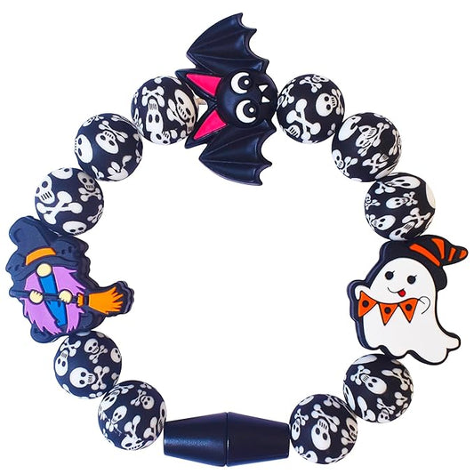 Halloween Baby Toy Gothic Baby Teether Ring Baby Stuff Teething