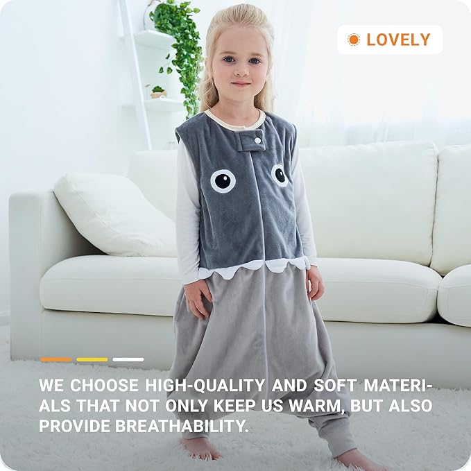 Baby Sleeping Sack Sleeveless, Toddler Sleeping Bag with Legs