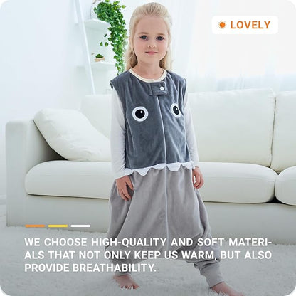 Baby Sleeping Sack Sleeveless, Toddler Sleeping Bag with Legs