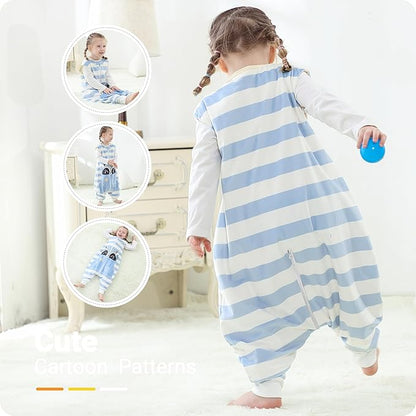 Infant Toddler Sleeping Bag, Baby Sleeping Sack Sleeveless 4 Season 3-5T, Raccoon