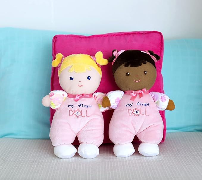 Baby Starters Plush Snuggle Buddy My First Baby Doll, Blonde Hope 10 inch