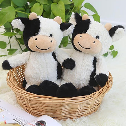 11.8 inches Cow Stuffed Animal Soft Plush Cute Cow Doll