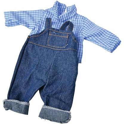 Constructive Playthings Washable Baby Doll Clothes for 12-14 Inch Dolls, Poly/Cotton 4 Doll 3 Years