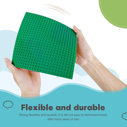 Sawaruita Pack of 8 Classic Baseplates Building Base Plates- 10 10 in