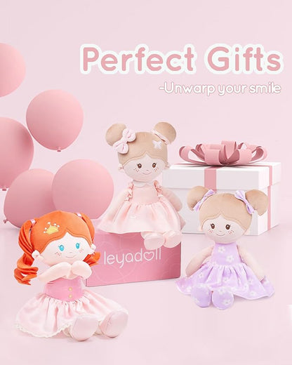 Soft Baby Doll Toys (16''), My First Baby Rag Doll for 1 Year-Old Girl Birthday Gift