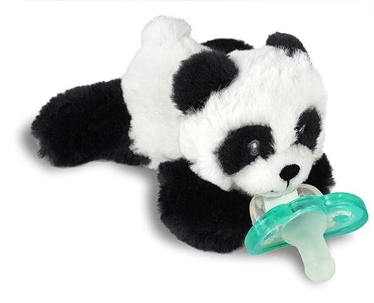 RaZbaby JollyPop Pacifier, Holder w/ Detachable Baby Pacifier 0M+, 100%