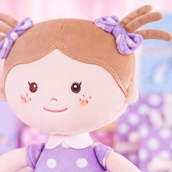 Onetoo Plush Rag Doll First Baby Doll Soft Baby Doll 14"（Milly Series）
