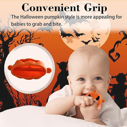 Halloween teethers for Baby, Cute Cartoon Baby Teething Toy 3-6 Months 6-12 Months