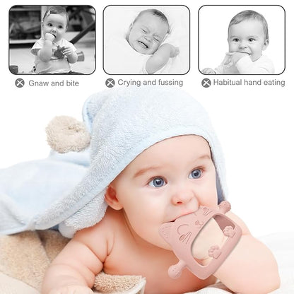 Silicone Teething Toys for Babies 0-6 Months 0-6 Months