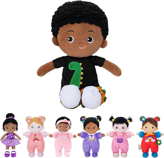 OUOZZZ 15" Soft Baby Doll for Boys Girls - First