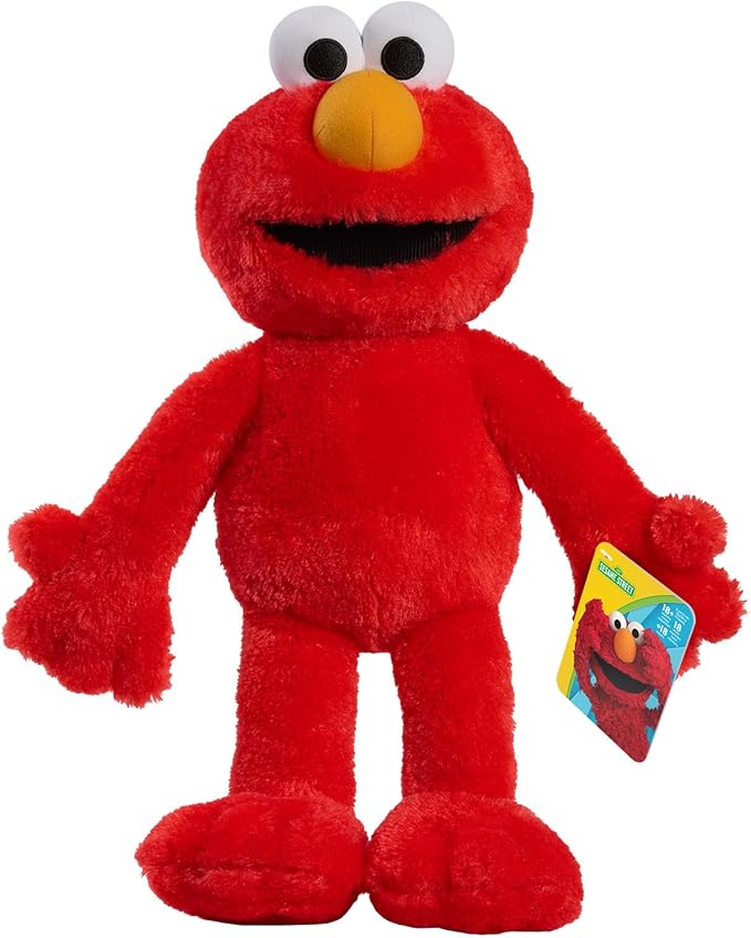 SESAME STREET Big Hugs 18-inch Large Plush Elmo Doll, Soft and Cuddly 18 Month
