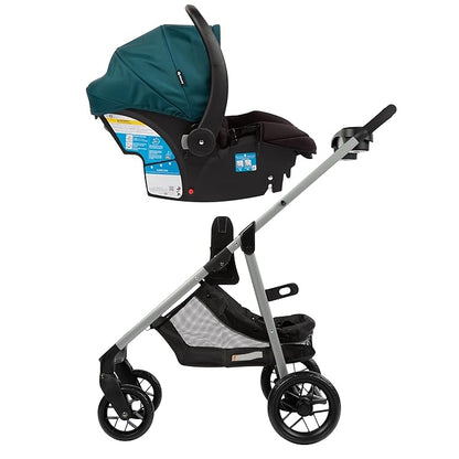 Safety 1st Grow and Go Flex 8-in-1 Car Seat Stroller Combo, Baby Stroller Travel Systems for Infants 4-30 lbs, Stroller and Carseat Combo Set, Forest Tide