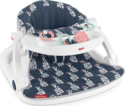 Fisher-Price Portable Baby Chair Sit-Me-Up Floor Seat With Snack Tray