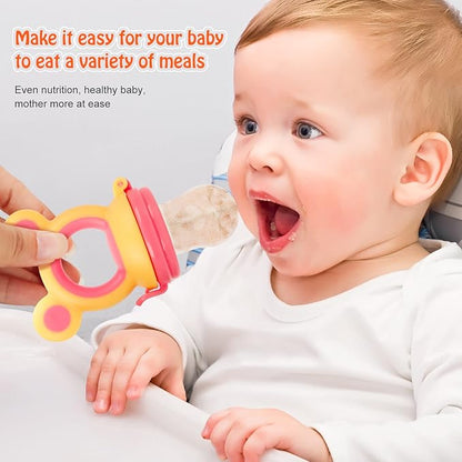 Baby Solids/Frozen Fruit Feeder Pacifier, Infant Teether Toy 4M+ 2-Pack (Mickey