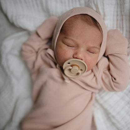 Frigg Rope SilkySoft Silicone Baby Pacifier | Made in Denmark 6-18 Months)