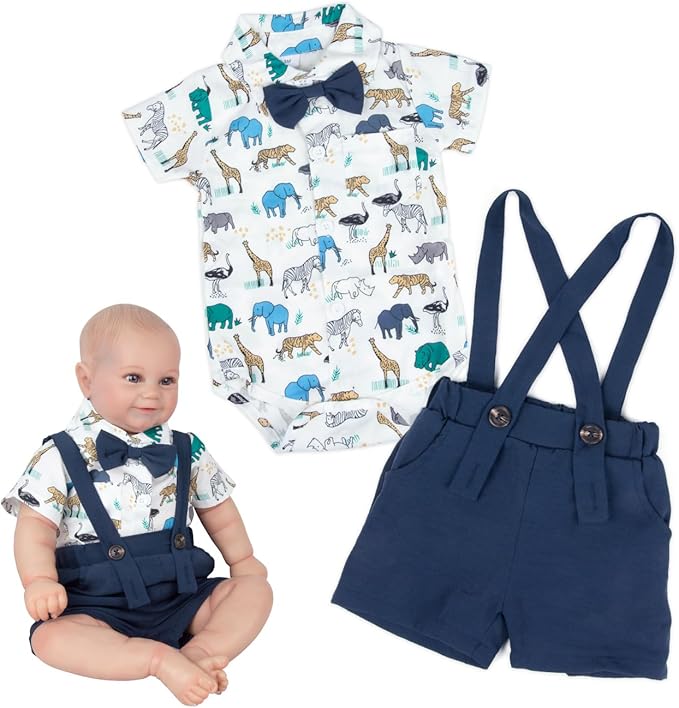 3 Pcs Reborn Baby Doll Clothes 22 inches Boy 20-23"
