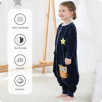 Baby Sleeping Sack Sleeveless, Toddler Sleeping Bag with Legs