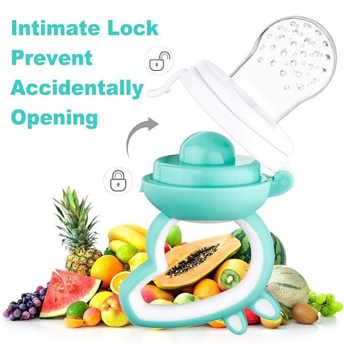 Baby Fruit Feeder with Mini Freezer Tray, Baby Teethers