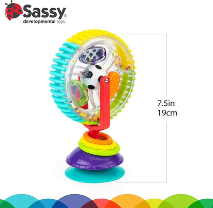 Sassy Wonder Wheel Spinning High Chair Tray Toy, Age 6+ Months