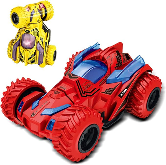 2 Pack Stunt Spinning Toy Car for 3 Year Old Boys,Kids Toys Pull Back Car for 3 Year Old Boy Girl and Toddler 3 and 360° Upright