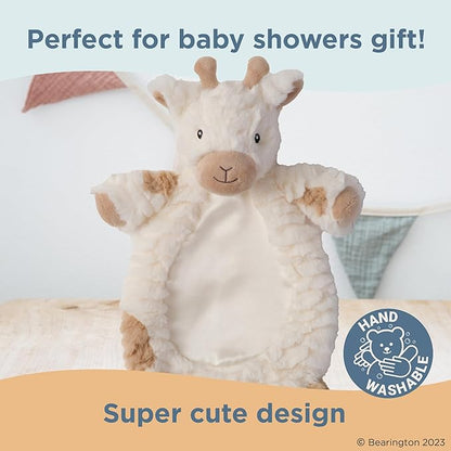 Bearington Lil' Lofty 13 Inch Giraffe Security Blanket for Babies - Giraffe Lovey