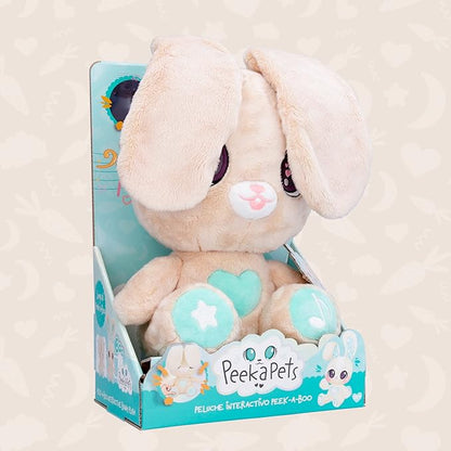 Peek-A-Boo Interactive Bunny - Peekaboo Stuffed Animal,Plush Doll 1-3
