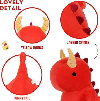 Ditucu Cute Dinosaur Plush Dragon Stuffed Animals Toys Dolls Soft 12 inch