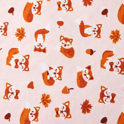DaysU Silky Micro Soft Plush Baby Blankets Unisex with Print Animal Pattern and Soothing Raised Dots, Double Layer Bed Throws for Baby Crib 30x40 Inches