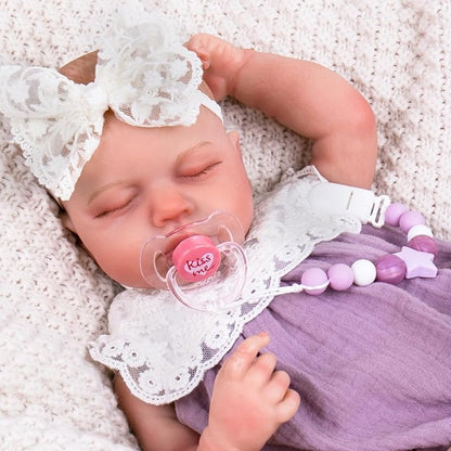 Aori Pacifier Clips for Rebron Baby Dolls Pacifier Holders Silicone