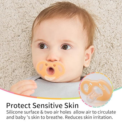 Mombella Koala Pacifiers 0-3 Months, Silicone Baby Pacifier for Breastfed Babies