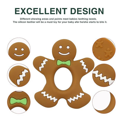 Baby Teething Toys, Silicone Teether for Babies