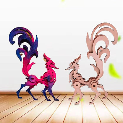 (5pcs) Animal Wood Puzzles Adult, 3D Wooden Puzzles Set