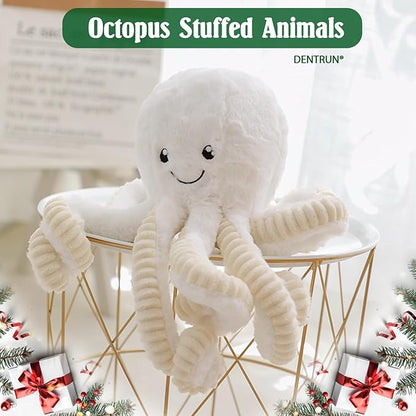 DENTRUN Octopus Stuffed Animals, Giant Octopus Plush Doll Play Toys for Kids Girls Boys Adults Birthday Xmas Halloween Present Stuffed Sea Animals Plushie 7/16/24/32 Inches, 5 Colors