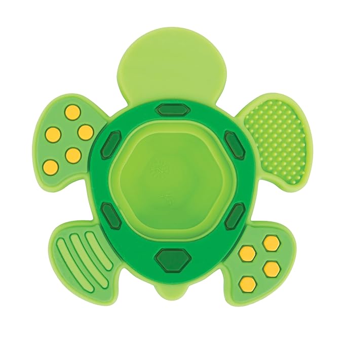 Nuby Teethe N' Pop Sensory Play Teether - Baby Teething Toy 3+ Months