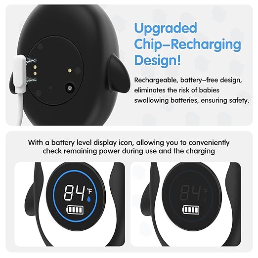 Rechargeable Bath Thermometer| Safety Baby Shower Thermometer