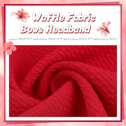 YanJie Baby Girl Headbands - Nylon Bow Hair Accessories for Newborn Infants, Toddlers (0-6 Months)