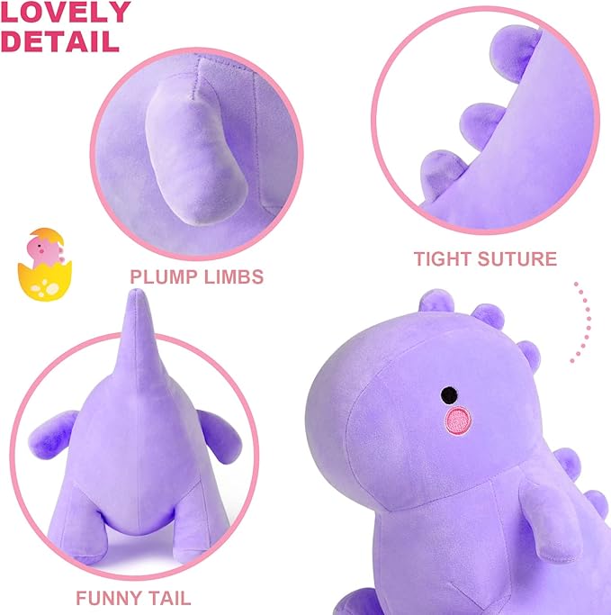 Ditucu Cute Dinosaur Stuffed Animals Toys Plush Dolls Soft Dino 12 inch