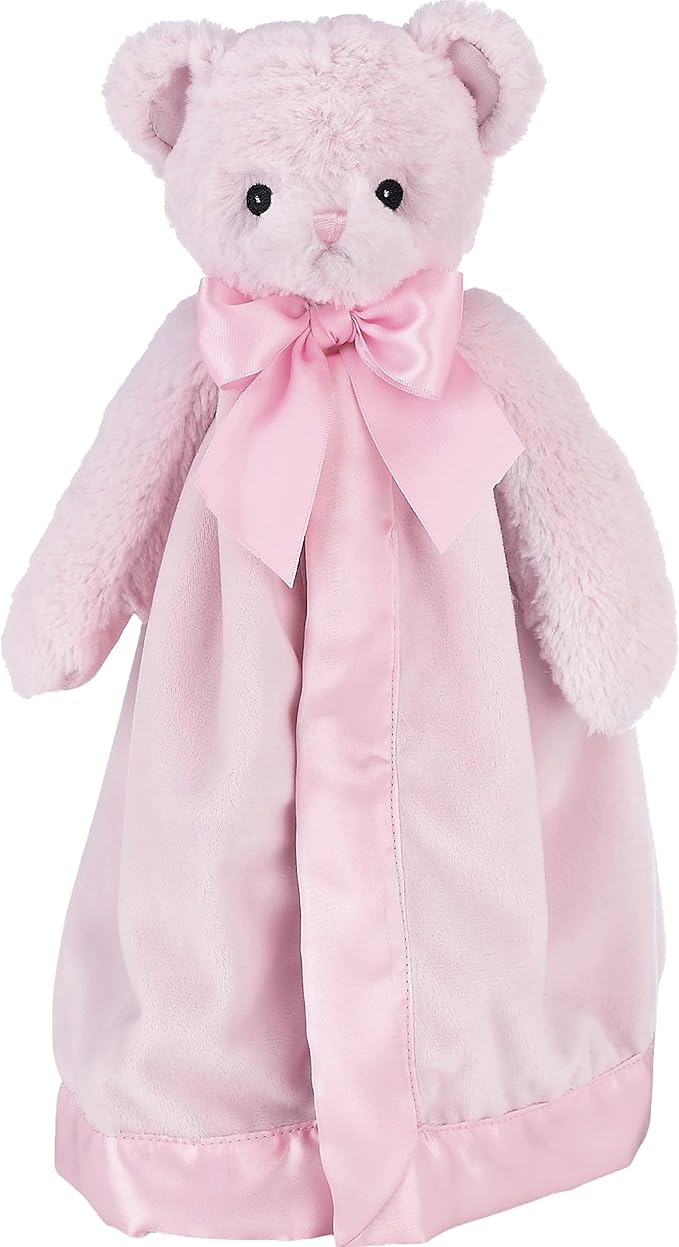 Bearington Baby Huggie Bear Snuggler, 15 Inch Pink Teddy Plush