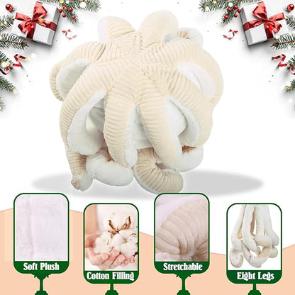 DENTRUN Octopus Stuffed Animals, Giant Octopus Plush Doll Play Toys for Kids Girls Boys Adults Birthday Xmas Halloween Present Stuffed Sea Animals Plushie 7/16/24/32 Inches, 5 Colors