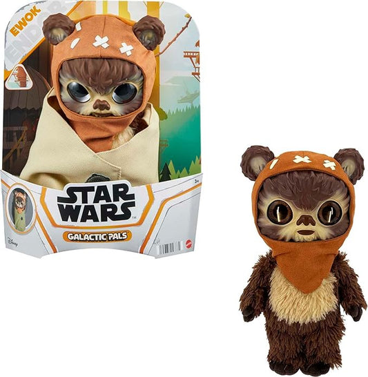 Star Wars Galactic Pals Plush 11-Inch Toy, Ewok Soft Doll