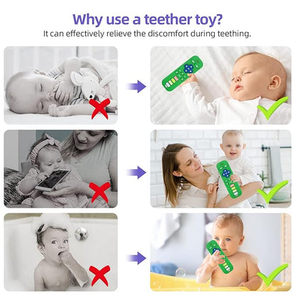 Chuya Remote Teethers Silicone Baby Teething Toys TV Remote Teether Toy