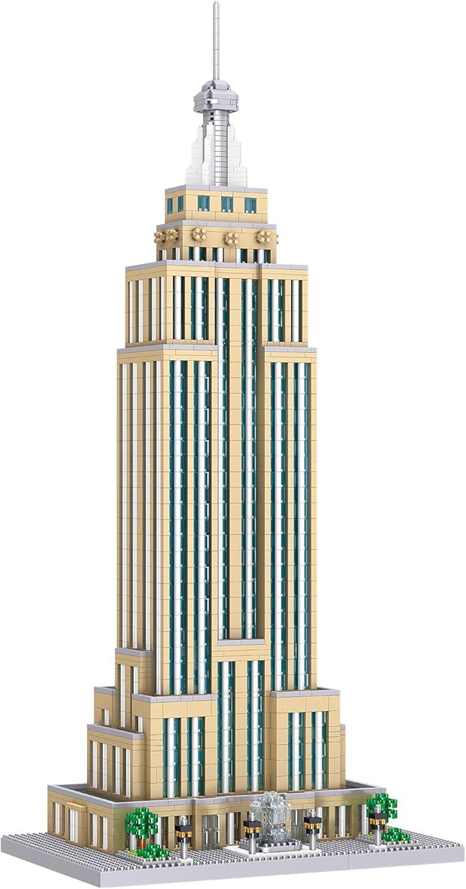 dOvOb Architecture Empire State Building Micro Blocks Set（3819PCS） - World