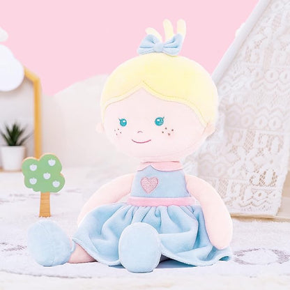 Onetoo Soft Baby Doll for Girls Plush Rag Doll Sleeping 14"