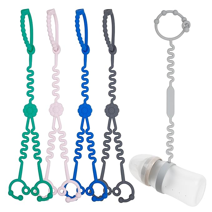 Baby Toy Straps - 1 Drag 2 Design for Toy Safety 5 Food-Grade