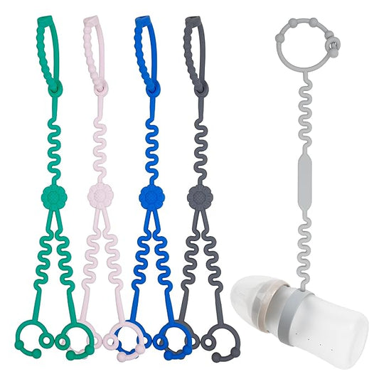 Baby Toy Straps - 1 Drag 2 Design for Toy Safety 5 Food-Grade