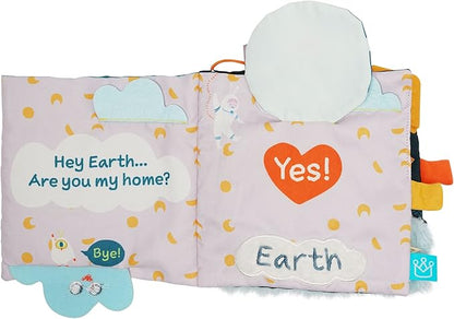 Manhattan Toy Little Rocket Finds Home Soft Activity Crinkle Book